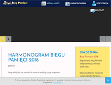 Tablet Screenshot of biegpamieci.bransat.pl